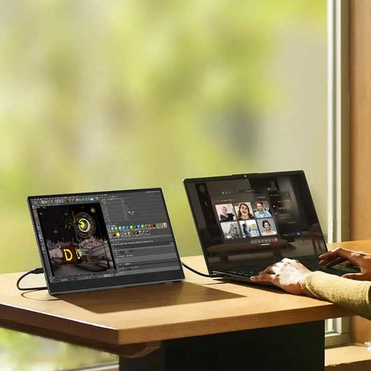 15.6 inch FHD 1080P Portable Monitor for Laptop USB C HDMI Gaming Ultra Slim IPS Display External LCD Monitor Cloud Core