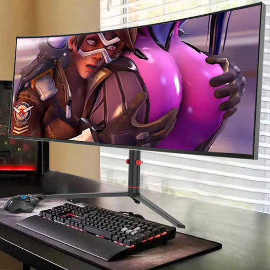 Led Gaming Monitor 34inch Curved Screen High Refresh Rate Gaming Computer Monitor Cloud Core