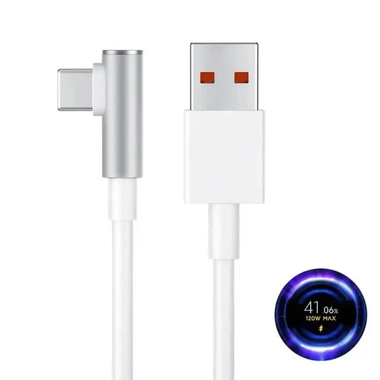 120W Fast Charger For Xiaomi 14 13 12 11 Pro Ultra Lite USB A To Type C Quick Charging Phone Cable For Note 12 Accessories Cloud Core