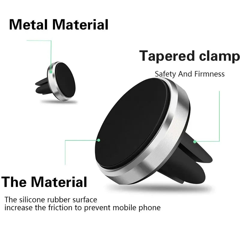 Car Magnetic Holder Universal Air Vent Mount Stand Accessories For iPhone Samsung Xiaomi Magnet Holder Stand in Car Mobile Phone Cloud Core