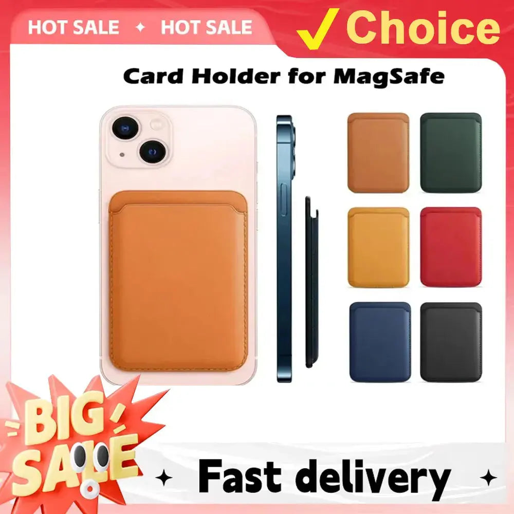 Luxury Magnetic Leather Wallet Case for iPhone 17/16/15/14/13/12 pro Max - Card Holder Phone Bag Cover Accessory Cloud Core