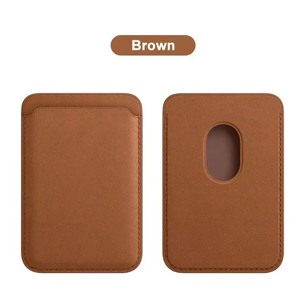 Luxury Magnetic Leather Wallet Case for iPhone 17/16/15/14/13/12 pro Max - Card Holder Phone Bag Cover Accessory Cloud Core