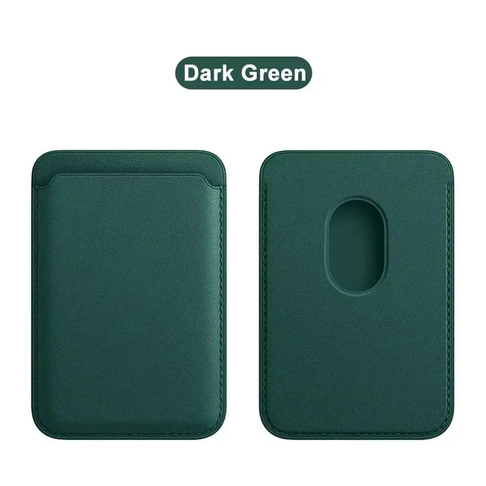 Luxury Magnetic Leather Wallet Case for iPhone 17/16/15/14/13/12 pro Max - Card Holder Phone Bag Cover Accessory Cloud Core