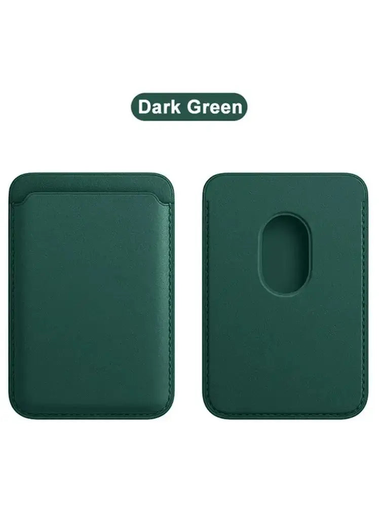 Luxury Magnetic Leather Wallet Case for iPhone 17/16/15/14/13/12 pro Max - Card Holder Phone Bag Cover Accessory Cloud Core