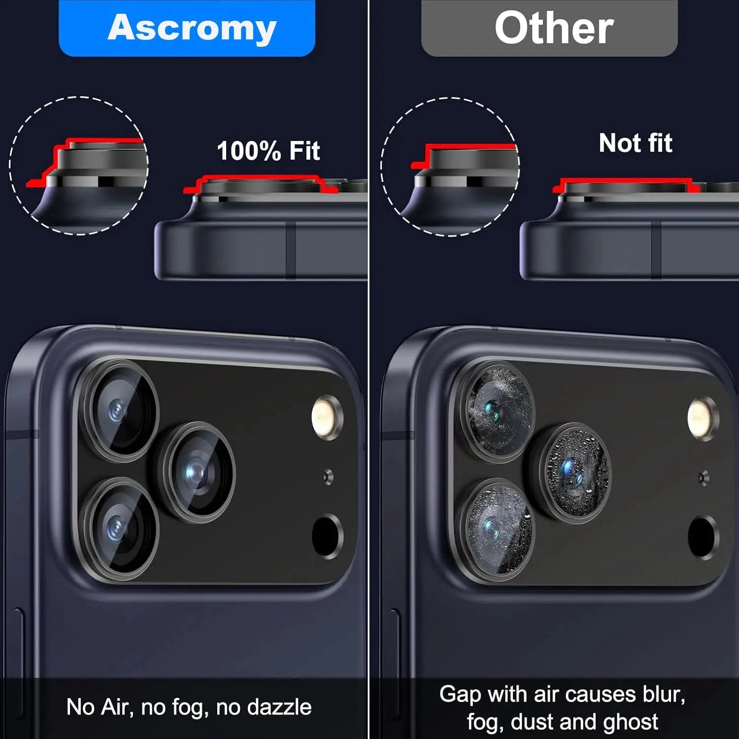 Metal Glass Camera Lens Protector Yij Cover For iPhone 17 Pro Max 17 Air 17 Plusi 17Pro Protection Ziai Phone Accessories Black Cloud Core