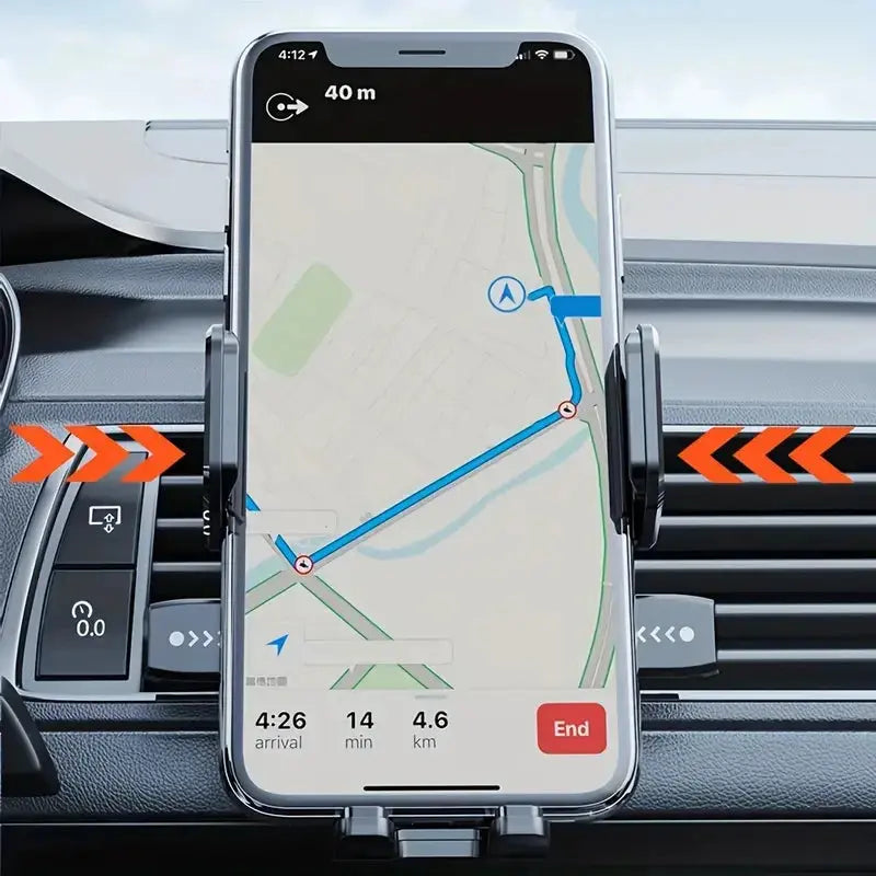 New Car Phone Holder Universal Car Foldable Rotatable GPS Phone Stand Air Vent Mounts Auto Interior Accessories Car Bracket Cloud Core