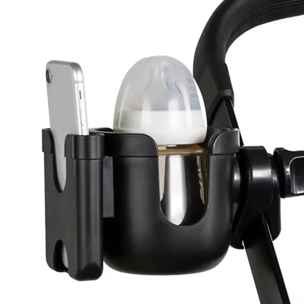 Pram Cup Holders Children's Stroller Bottle Holders Pram Bottle Holders Anti-Slip Design Pram Accessories Mobile Phone Holders Cloud Core