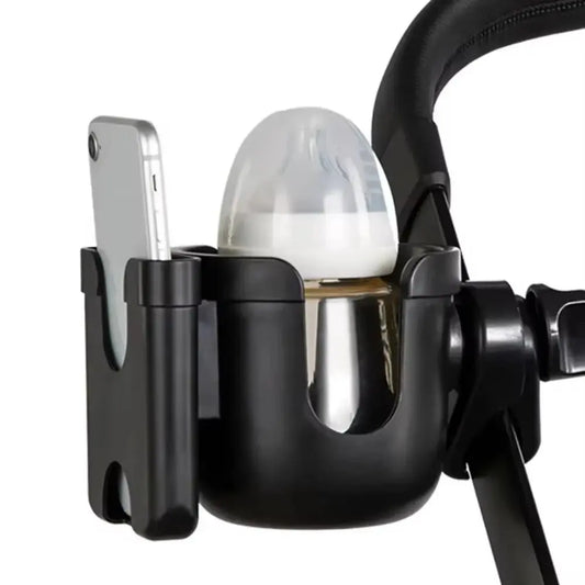 Pram Cup Holders Children's Stroller Bottle Holders Pram Bottle Holders Anti-Slip Design Pram Accessories Mobile Phone Holders Cloud Core