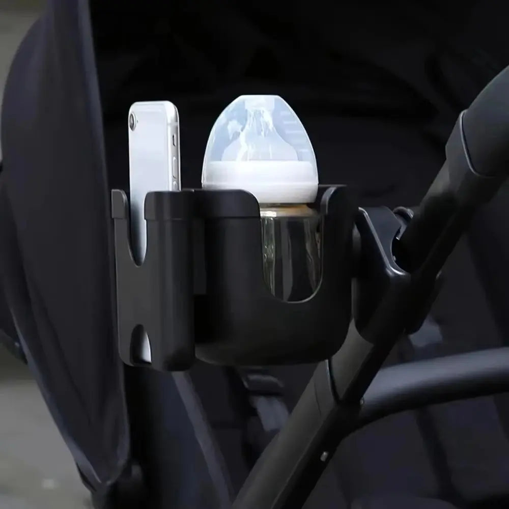 Pram Cup Holders Children's Stroller Bottle Holders Pram Bottle Holders Anti-Slip Design Pram Accessories Mobile Phone Holders Cloud Core