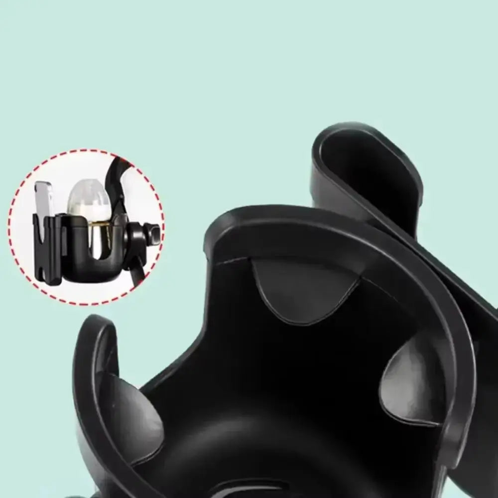 Pram Cup Holders Children's Stroller Bottle Holders Pram Bottle Holders Anti-Slip Design Pram Accessories Mobile Phone Holders Cloud Core