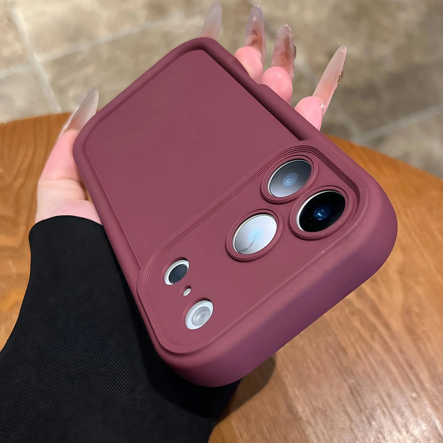 Thickened Shockproof Case for iPhone 17 16 15 14 13 12 11 Pro Max Pure Colour Cover for iPhone 17 Air 14 15 16 Plus Accessories Cloud Core
