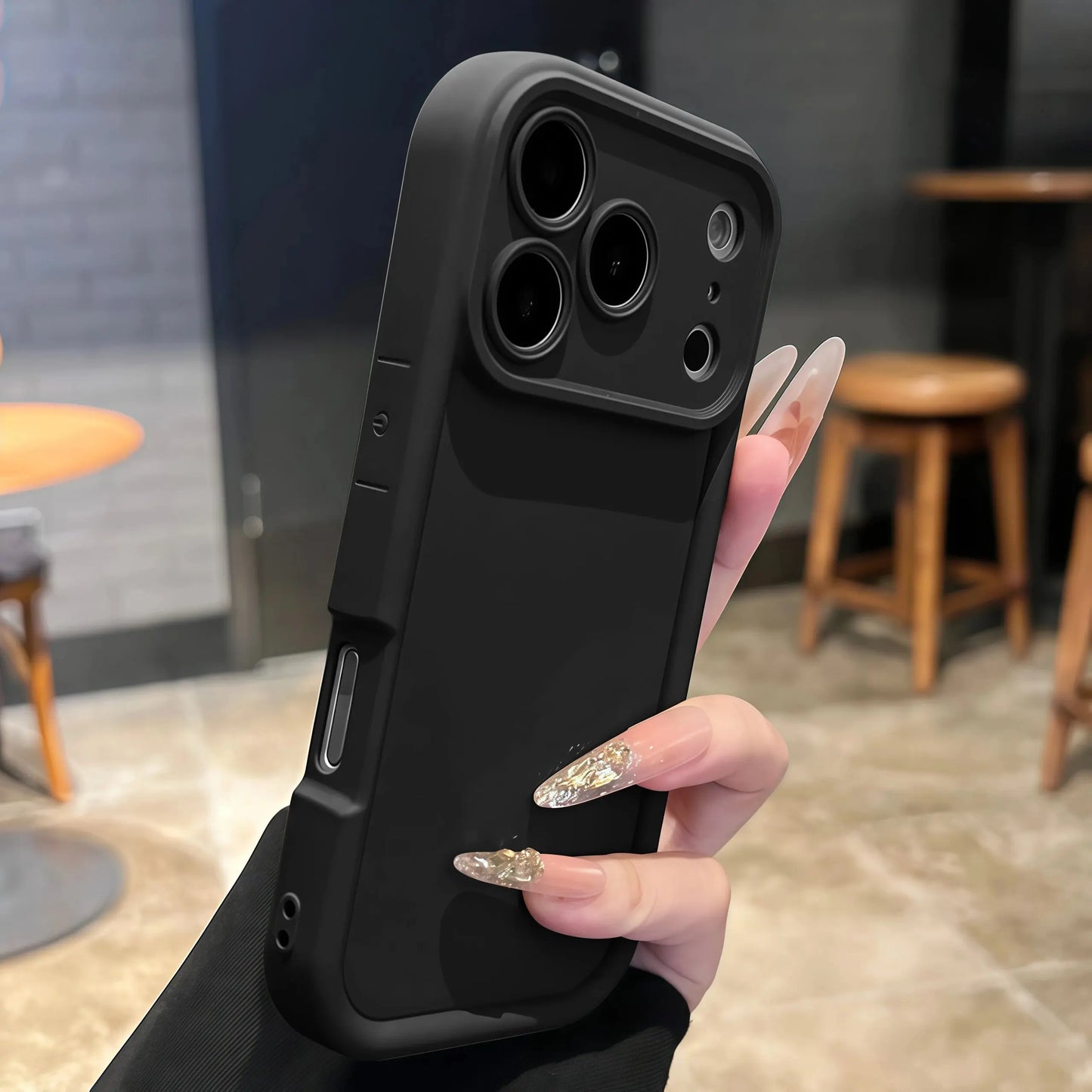 Thickened Shockproof Case for iPhone 17 16 15 14 13 12 11 Pro Max Pure Colour Cover for iPhone 17 Air 14 15 16 Plus Accessories Cloud Core