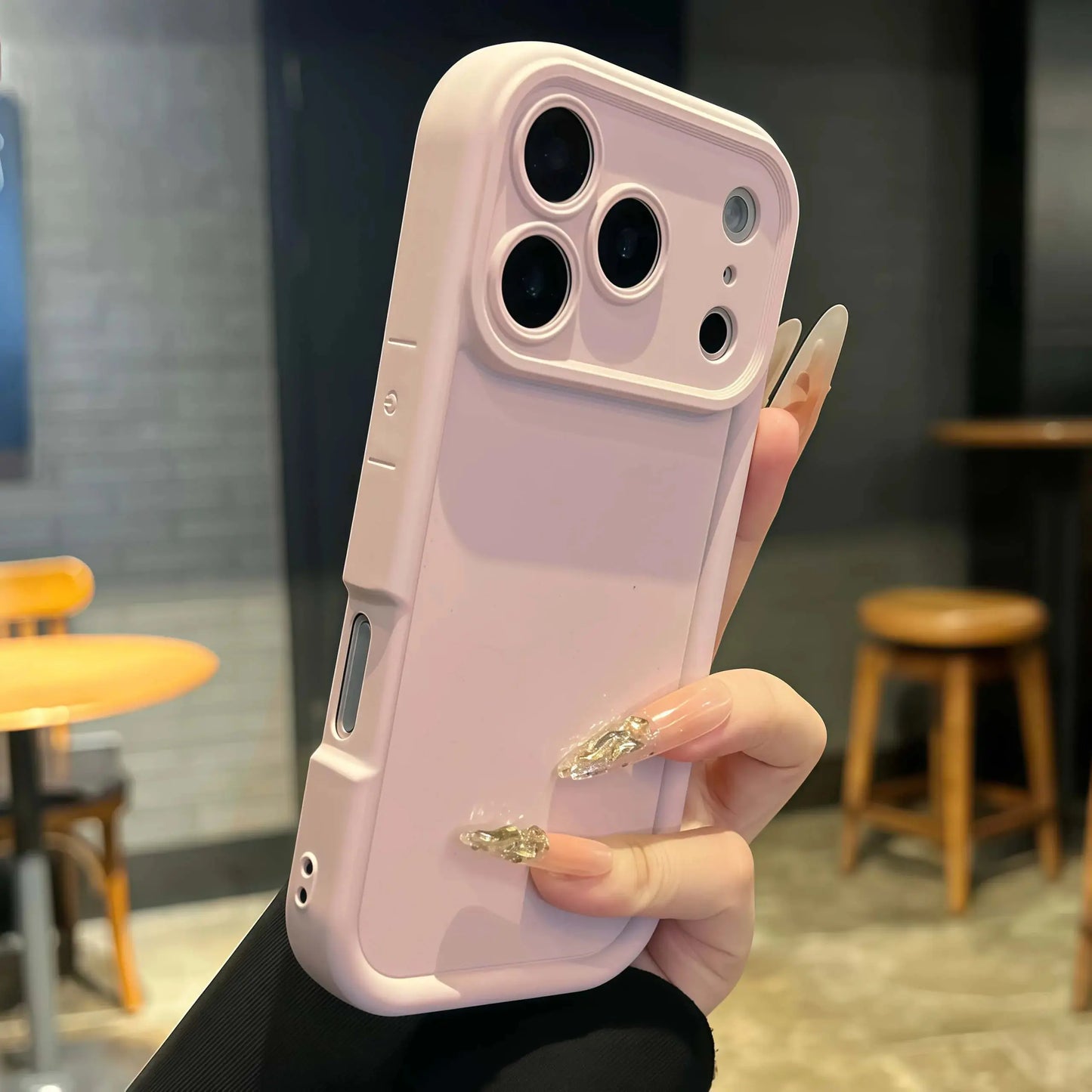 Thickened Shockproof Case for iPhone 17 16 15 14 13 12 11 Pro Max Pure Colour Cover for iPhone 17 Air 14 15 16 Plus Accessories Cloud Core