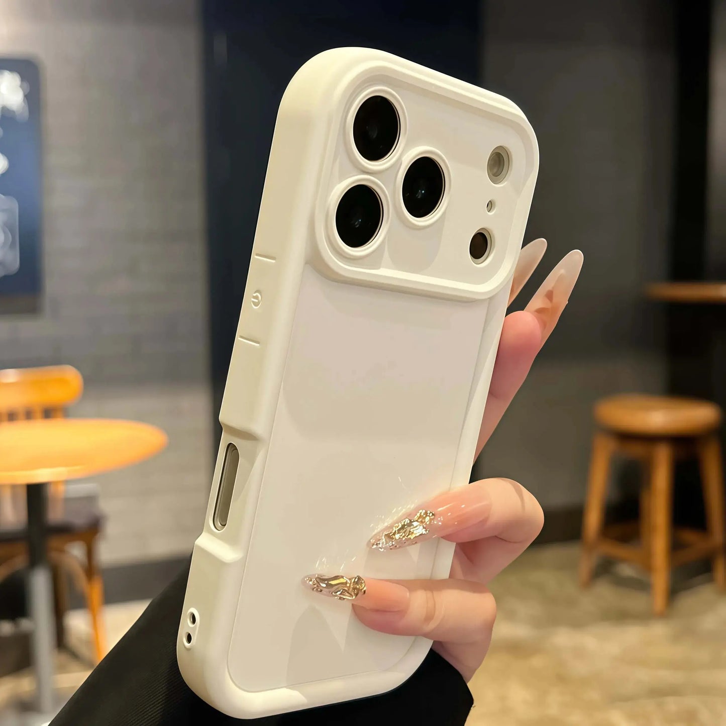 Thickened Shockproof Case for iPhone 17 16 15 14 13 12 11 Pro Max Pure Colour Cover for iPhone 17 Air 14 15 16 Plus Accessories Cloud Core