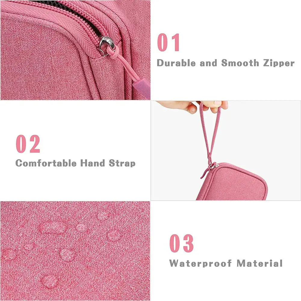 USB Cable Storage Bag Multifunctional Travel Portable Data Line Phone Charger Power Bank Electronic Accessories Organizer Cloud Core