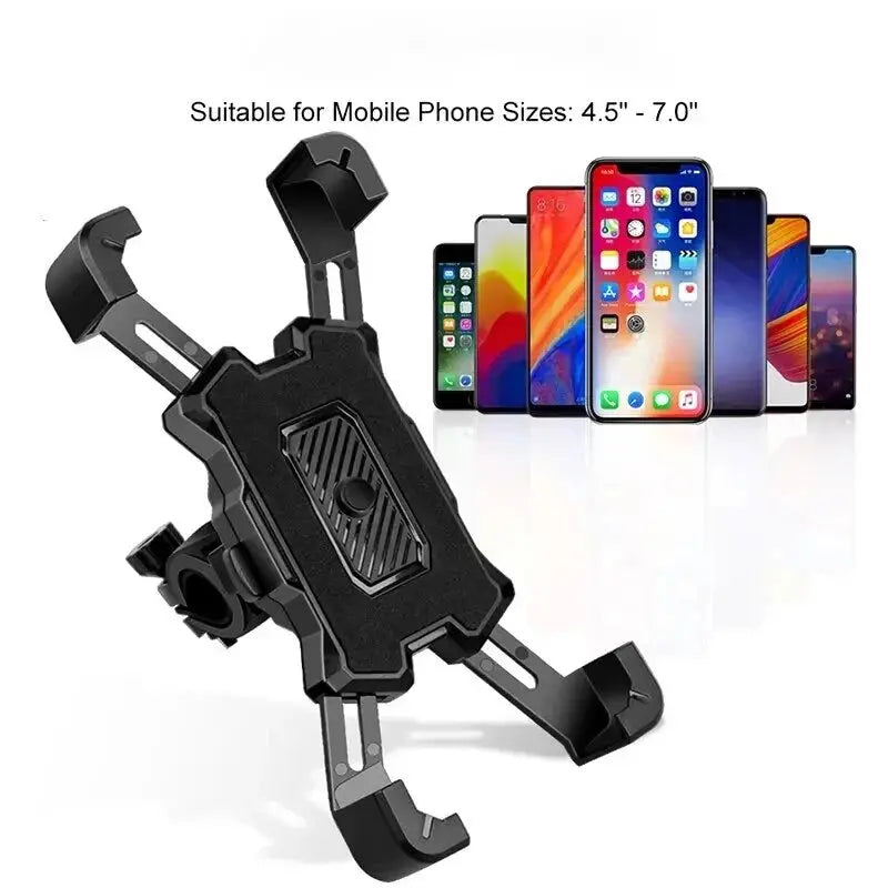Universal 360° Rotatable Bicycle Phone Holder Non-slip Adjustable Motorcycle MTB Phone Stand Bike Riding Accessory Cloud Core